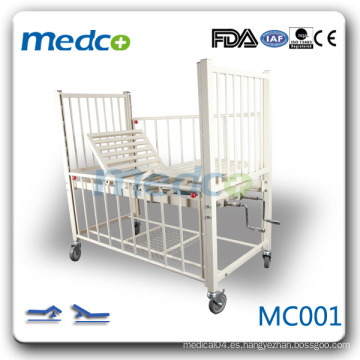 MC001 cama de niño manual extraíble del hospital